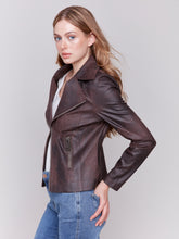 Vegan Leather Moto Jacket