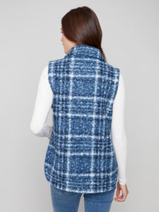 Plaid Boucle Vest