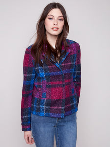Plaid Pea Coat