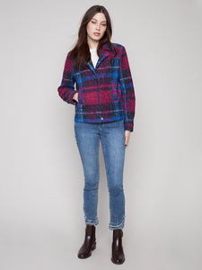 Plaid Pea Coat