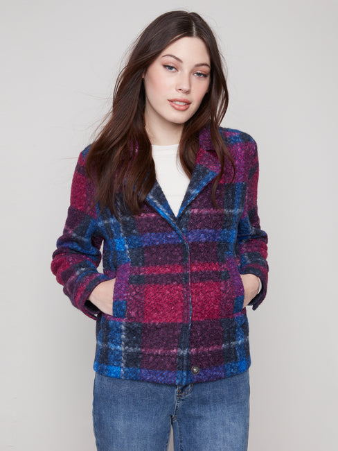 Plaid Pea Coat