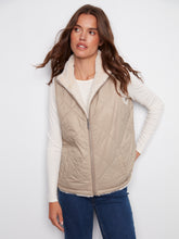 Quilted Fur Vest