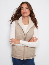 Quilted Fur Vest