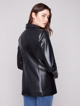 Vegan Leather  Blazer