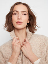 Boucle Zipper Front Jacket