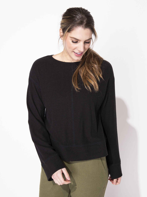 Butter Knit Fleece Pullover