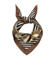Striped Silk Bandana