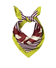 Striped Silk Bandana