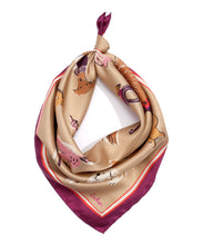 Dog Print Square Scarf