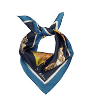 Dog Print Square Scarf