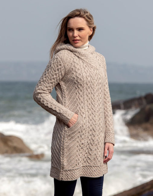 Irish Hooded Cardigan