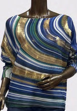 Shimmer Swirl Knit Top