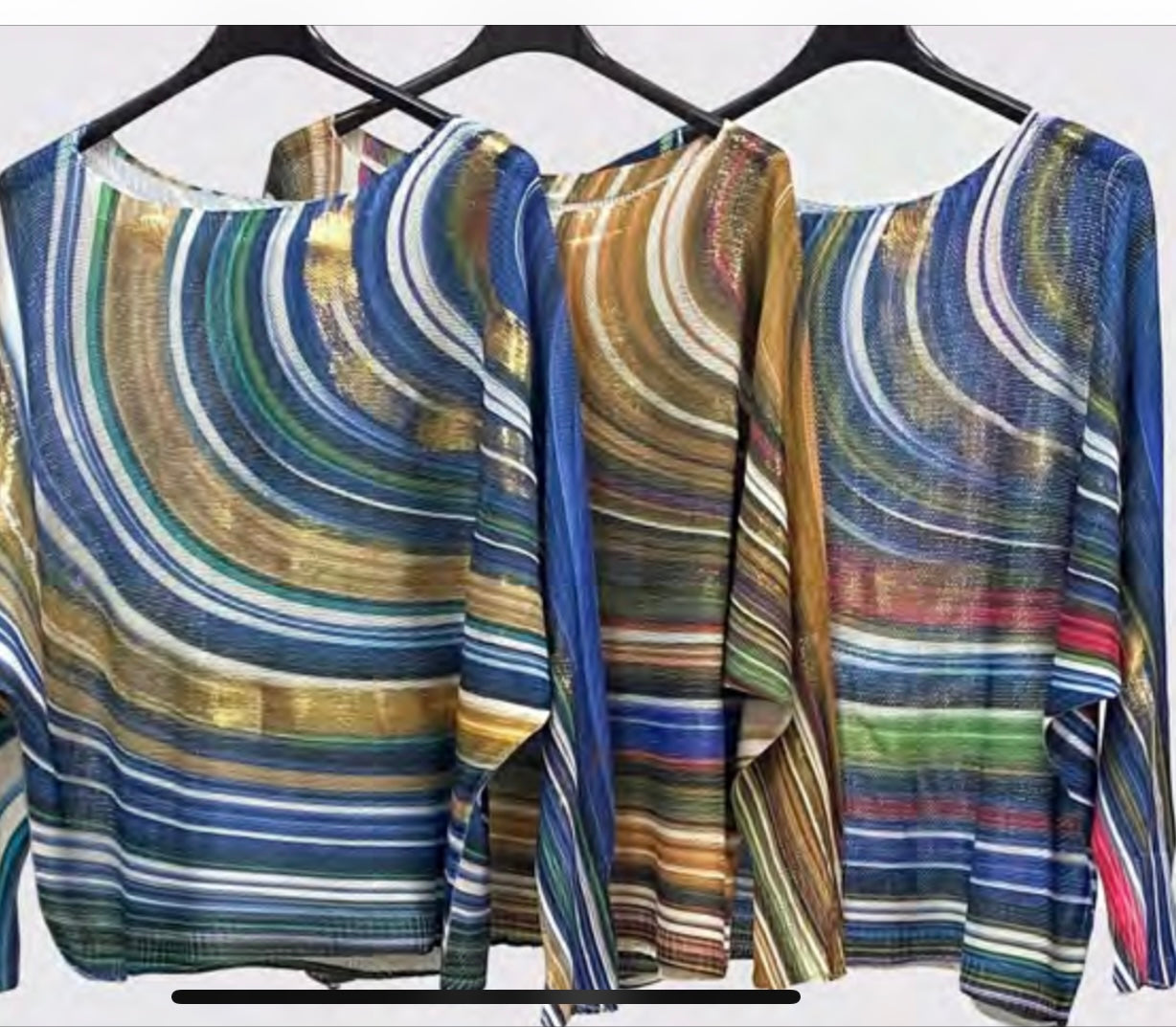 Shimmer Swirl Knit Top