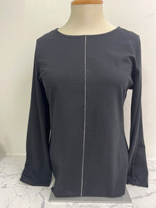 Solid Ruched Sleeve Tee