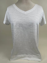 Cotton Slub V-Neck T-Shirt