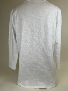 Long Sleeve Slub Cotton T-Shirt