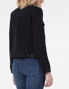 Stretch Knit Denim Jacket