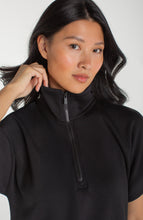 Half Zip Collared Top