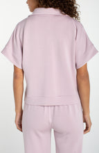 Half Zip Collared Top