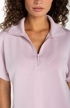 Half Zip Collared Top