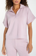 Half Zip Collared Top