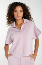 Half Zip Collared Top