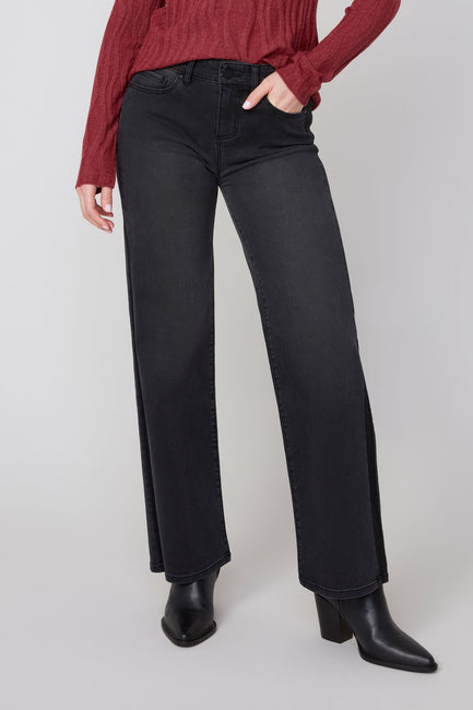 Flare Denim Pant with Insert