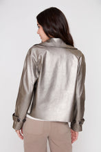 Metallic Pleather Jacket