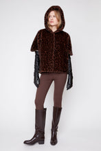 Leopard Hooded Poncho