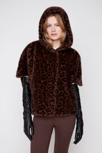 Leopard Hooded Poncho