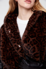 Leopard Hooded Poncho