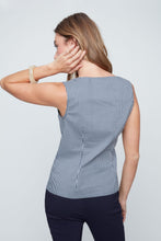 Gingham Tie Blouse