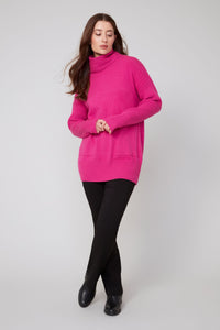 Cowl Neck Pocket Sweater