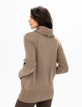 Cowl Neck Pocket Sweater