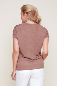 Linen Knit Top