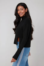 Notched Hem Sweater