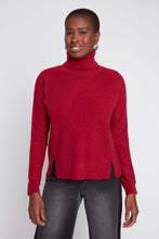Turtleneck with Front Slits