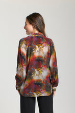 Red Floral Blouse