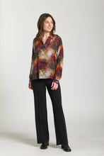 Red Floral Blouse