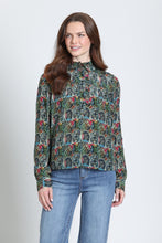 Ruffle half Placket Blouse