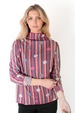 Pink Stripe Polka Dot Long Sleeve