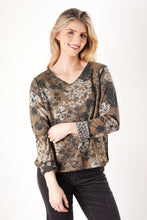 Foliage Print Long Sleeve