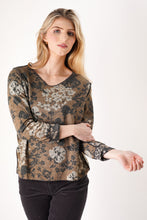 Foliage Print Long Sleeve