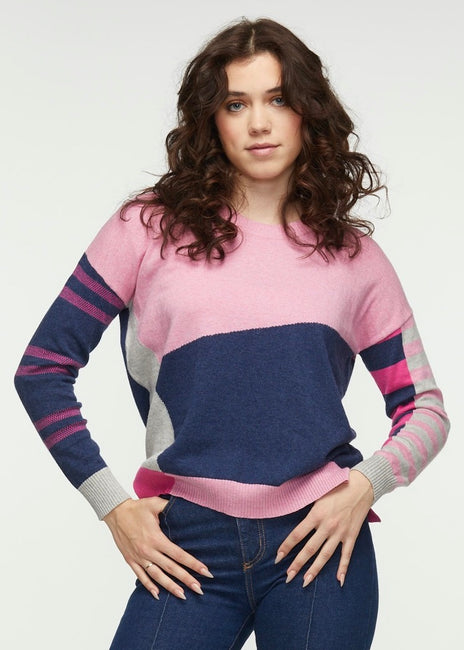 Abstract Cotton Sweater