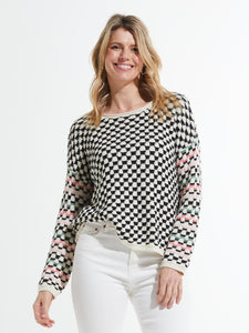 Checkerboard Sweater