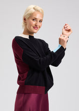 Colour Block Trim Sweater