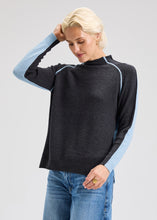 Reversible Funnel Block Sweater
