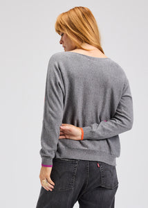 Intarsia Hearts Sweater