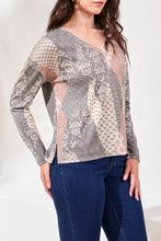 V Neck Knit Top