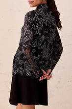 Mock Neck Zip-Up Cardigan